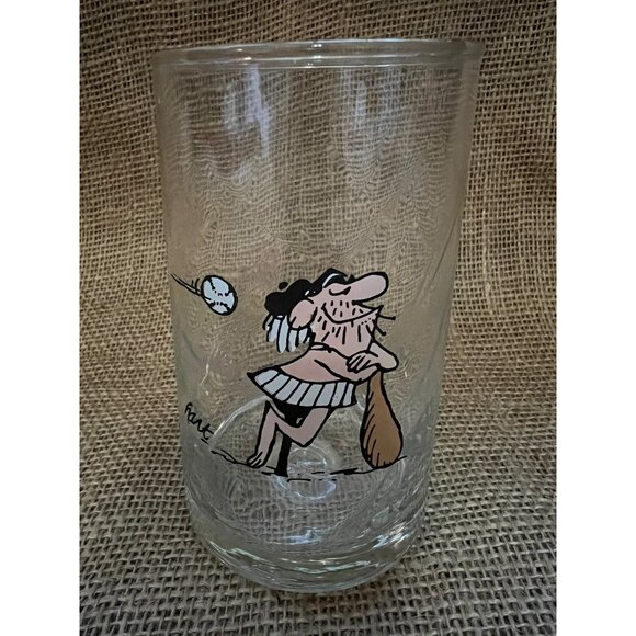 Arbys BC Ice Age Collector Series Glass Cup 1981 Vintage Set of 2 Collectors Ser - Picture 6 of 10